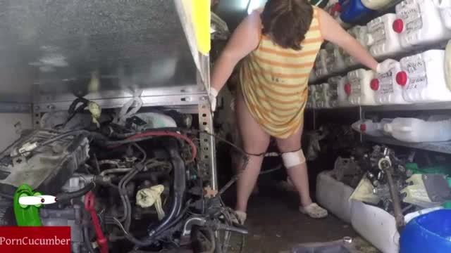 Hidden camera in the mechanic