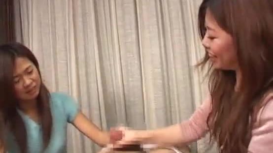 Jav cfnm bound for femdom handjob with cumshot subtitles