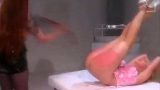 Lesbian spanking domination