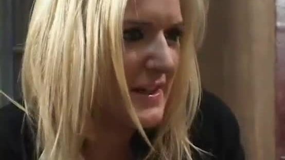 Gorgeous teen slides a plump cock in shaved pussy and rides