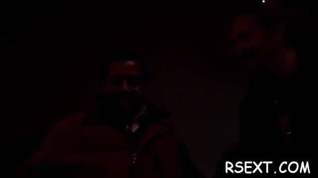 Lustful dude visits the prostitutes and gets chubby dick sucked